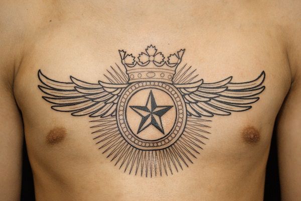 Star tattoos design, idea 54
