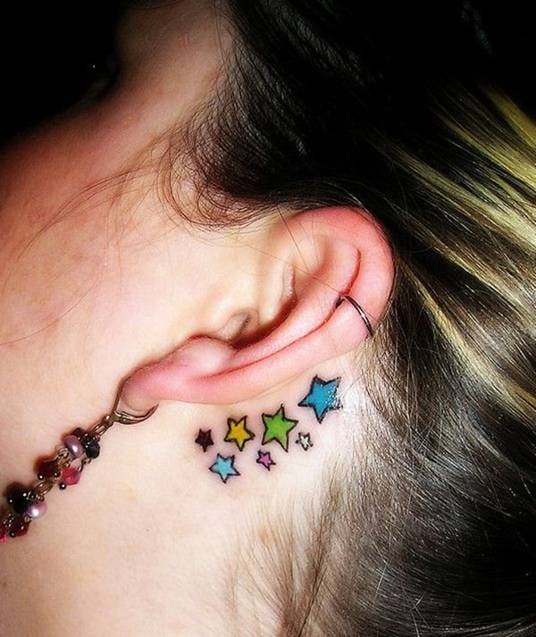 Star tattoos design, idea 66