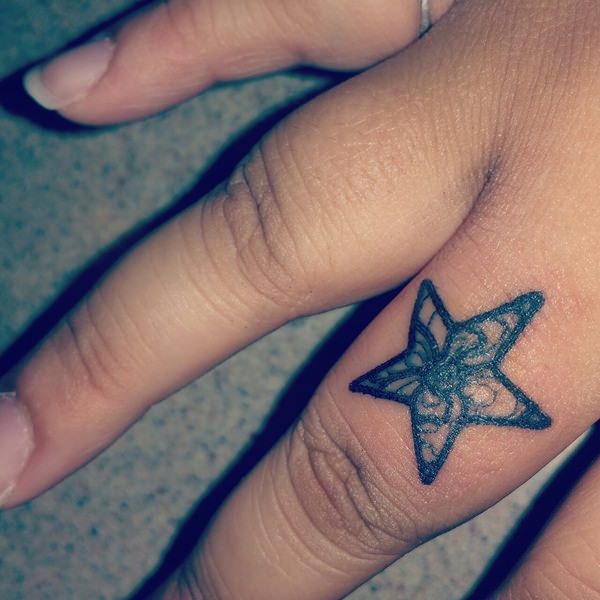 Star tattoos design, idea 25