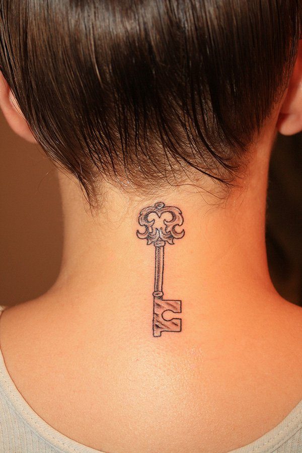 Neck tattoos that will make a statement design, idea 15