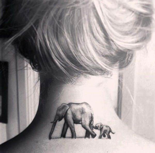 Neck tattoos that will make a statement design, idea 11