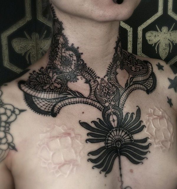 Lace tattoos design, idea 34