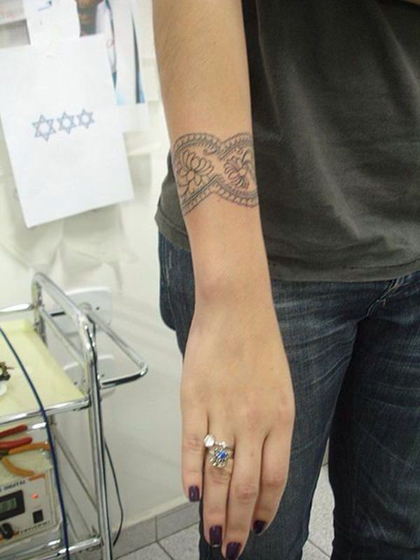 Lace tattoos design, idea 26