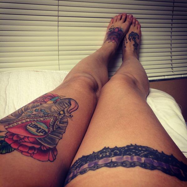 Lace tattoos design, idea 36