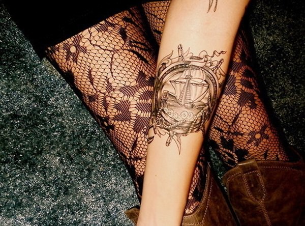 Lace tattoos design, idea 41