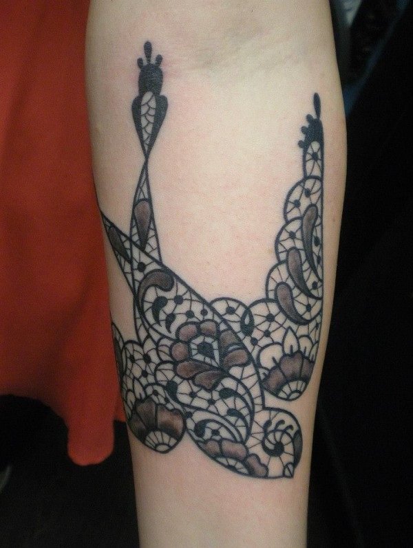 Lace tattoos design, idea 43