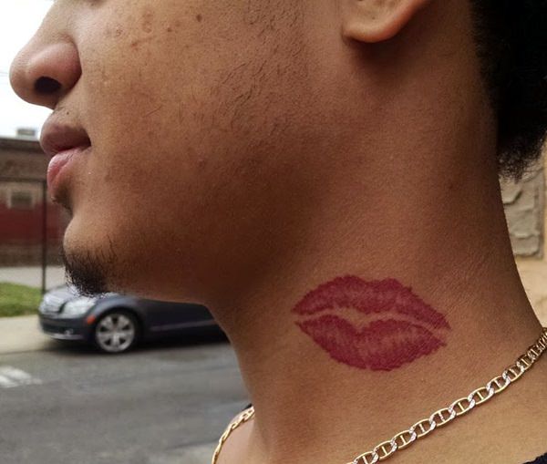 Neck tattoos that will make a statement design, idea 3