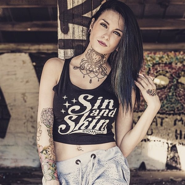 Neck tattoos that will make a statement design, idea 16