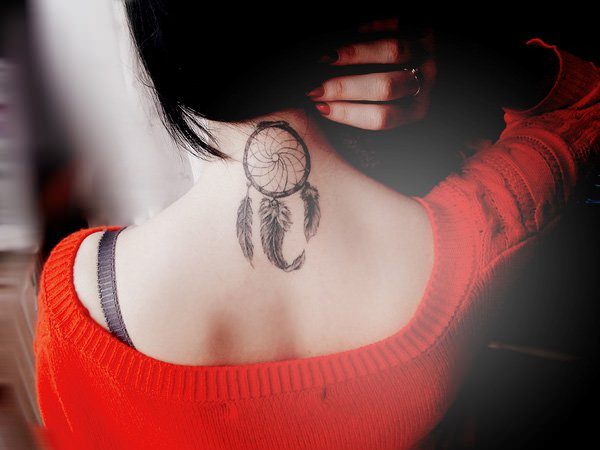 Neck tattoos that will make a statement design, idea 9