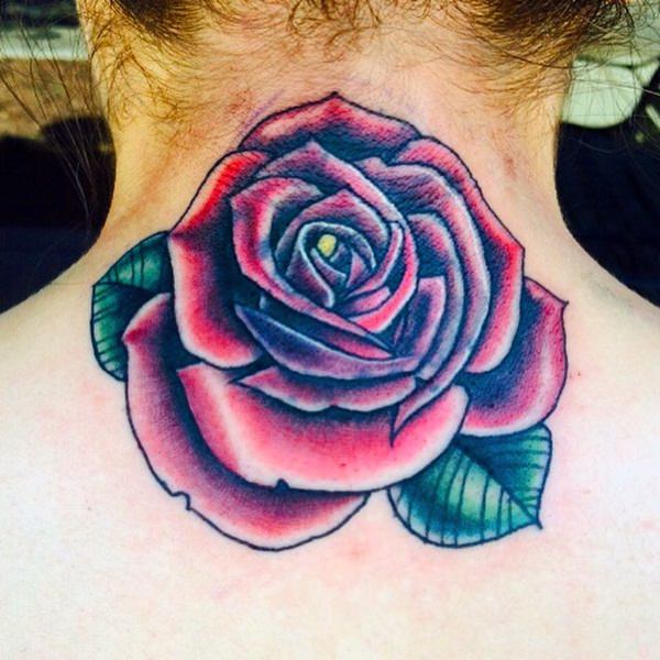 Neck tattoos that will make a statement design, idea 29