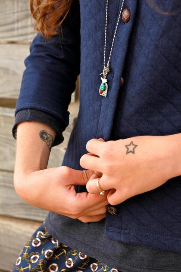 Star tattoos design, idea 46