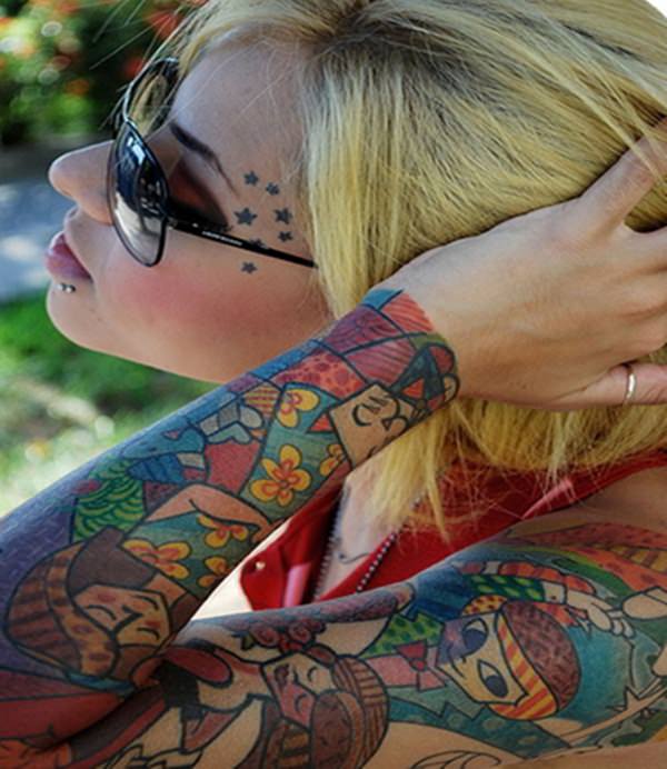 Star tattoos design, idea 41