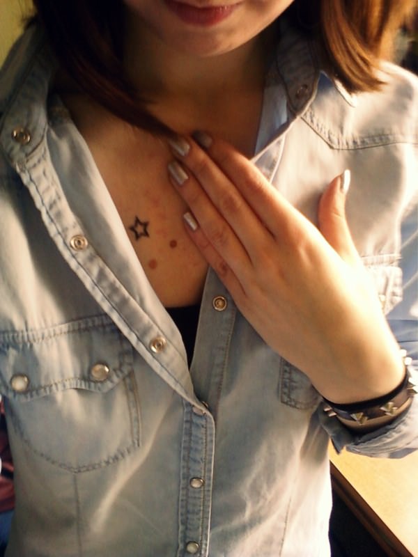 Star tattoos design, idea 47