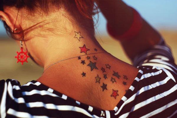 Star tattoos design, idea 14