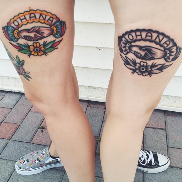 Sister tattoos design, idea 2