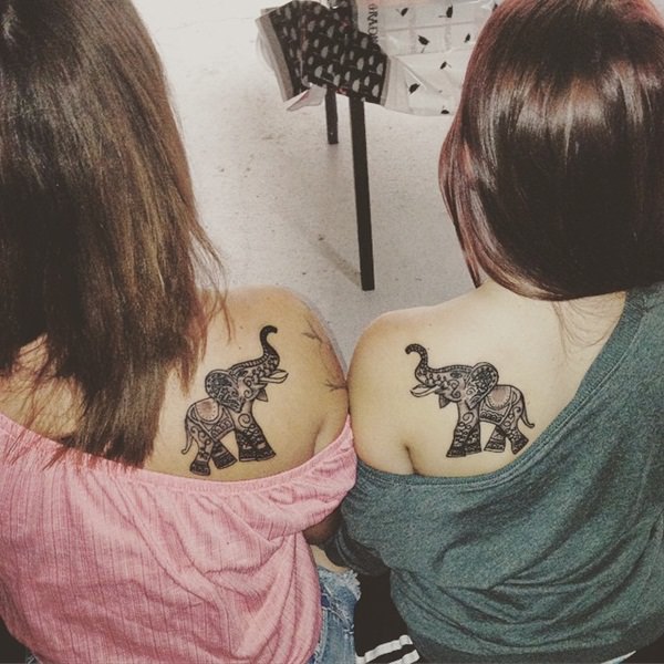Sister tattoos design, idea 3
