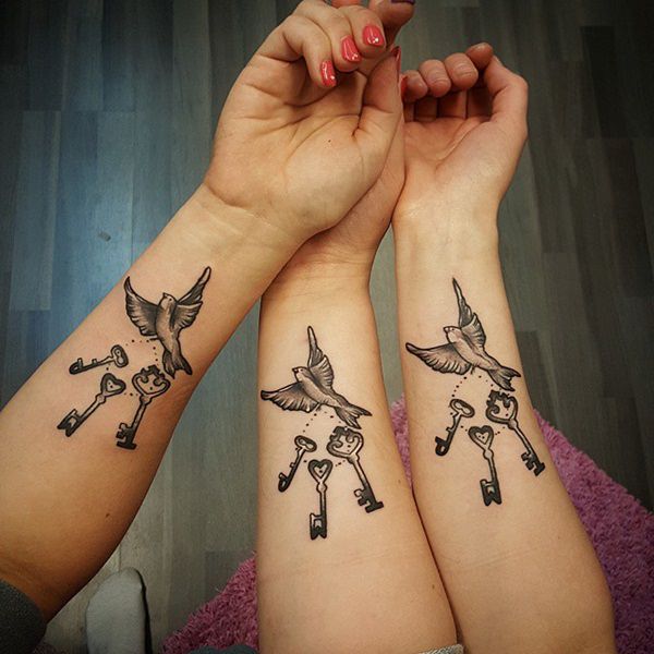 Sister tattoos design, idea 5