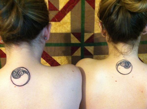 Sister tattoos design, idea 7