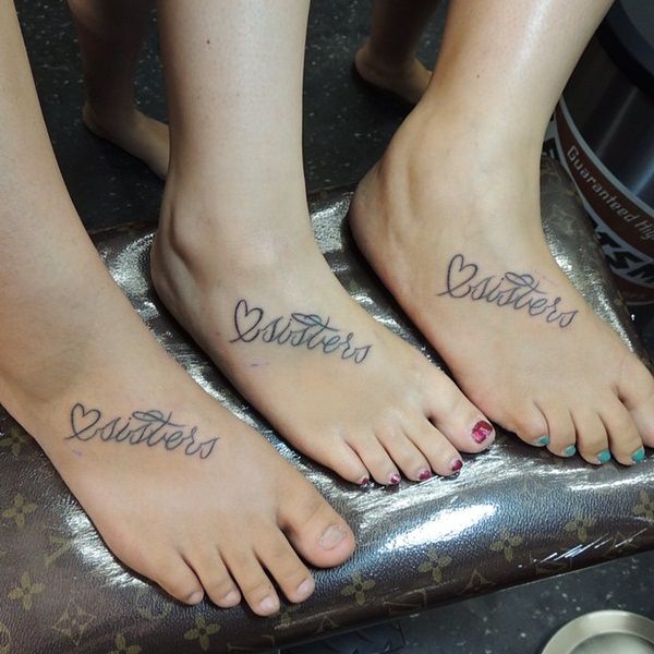 Sister tattoos design, idea 9