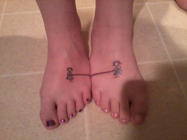 Sister tattoos design, idea 10
