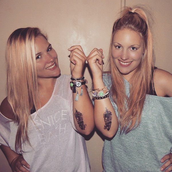 Sister tattoos design, idea 11