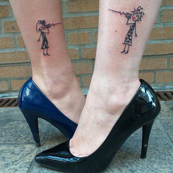 Sister tattoos design, idea 12