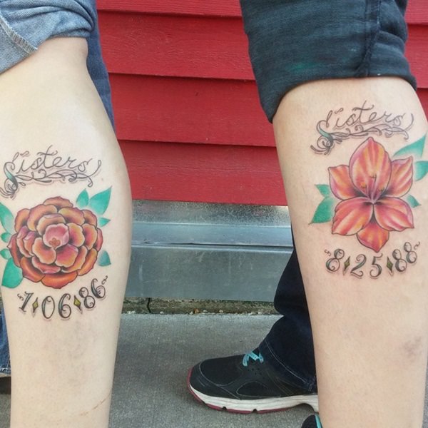 Sister tattoos design, idea 14