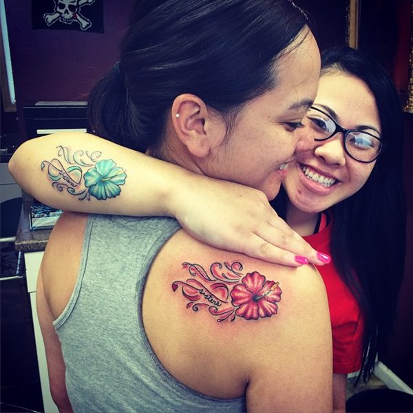 Sister tattoos design, idea 15