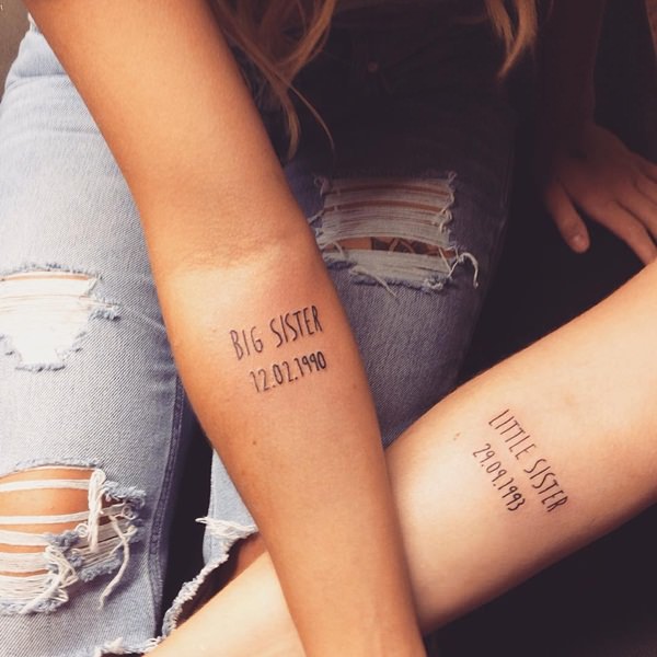 Sister tattoos design, idea 19