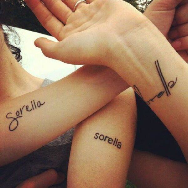 Sister tattoos design, idea 29