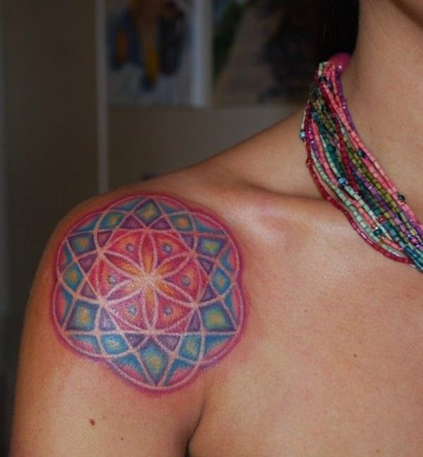 Mandala tattoo designs with meaning design, idea 29