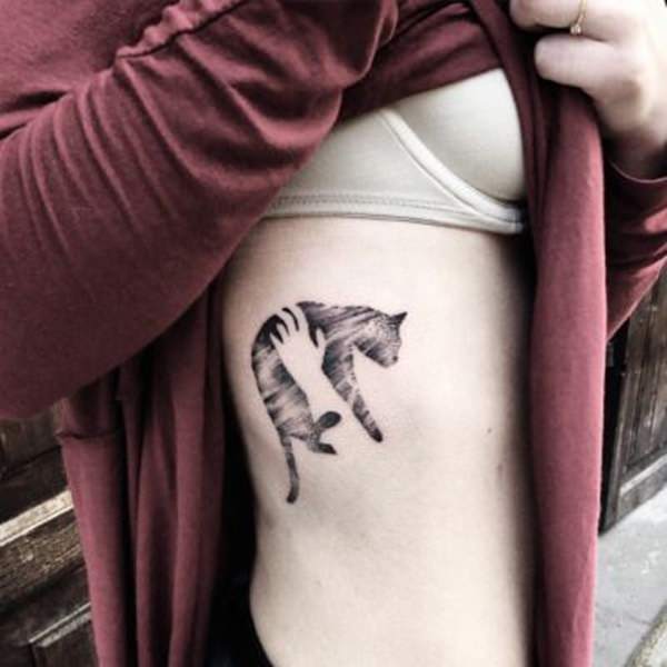 Cat tattoo design, idea 116