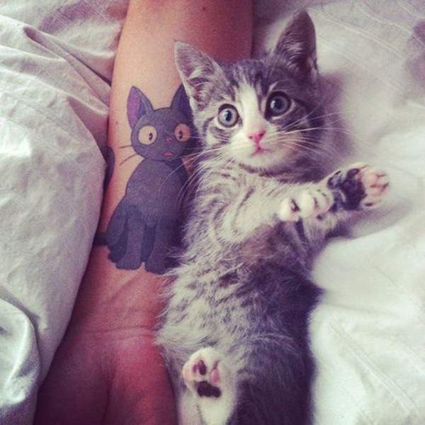 Cat tattoo design, idea 92