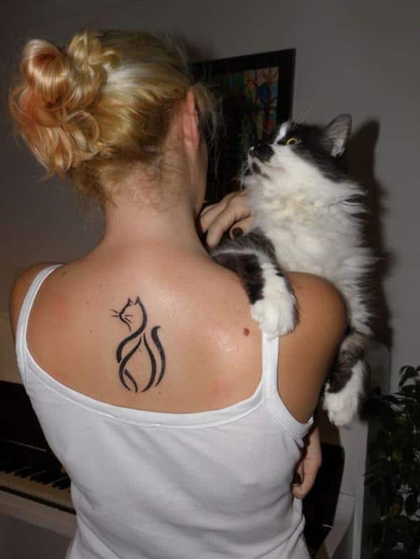 Cat tattoo design, idea 93