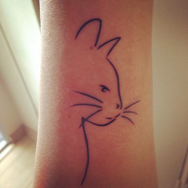 Cat tattoo design, idea 94