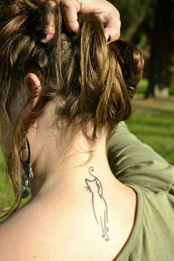 Cat tattoo design, idea 97