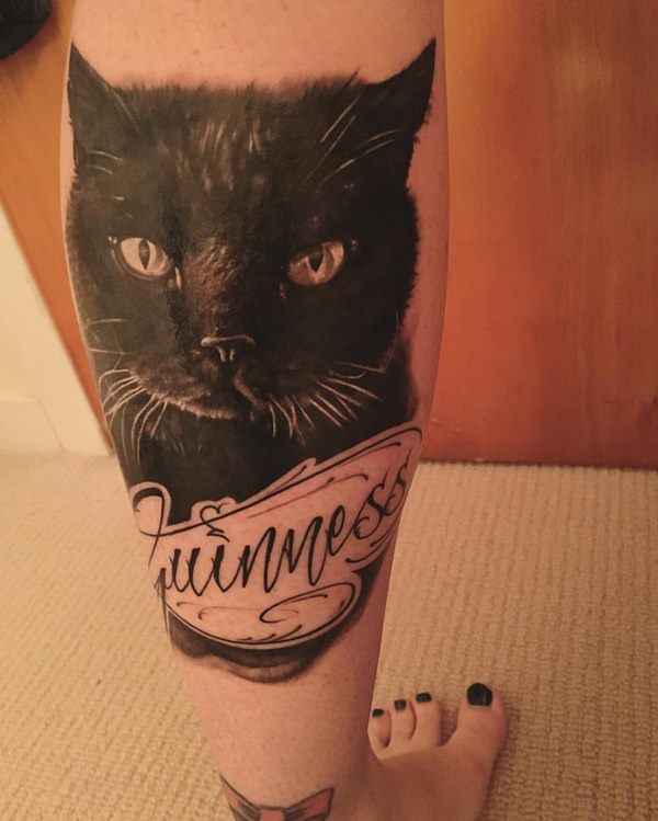 Cat tattoo design, idea 117