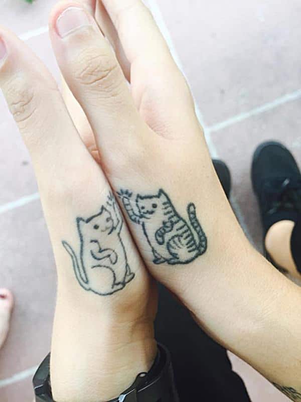 Cat tattoo design, idea 99
