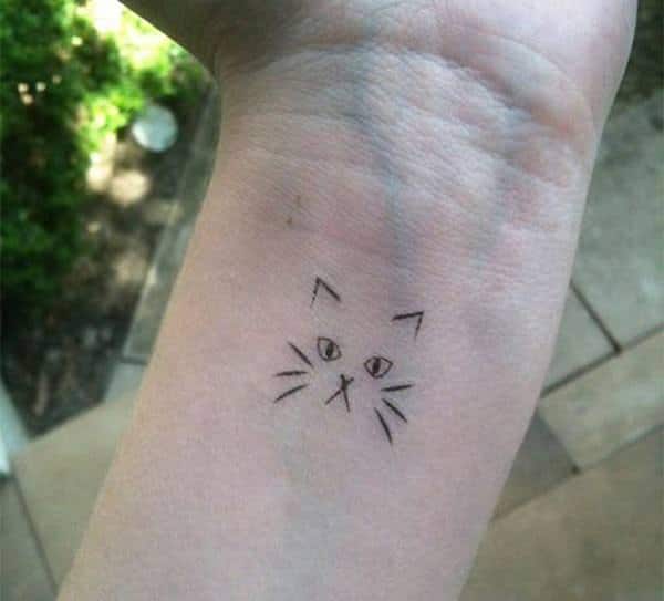 Cat tattoo design, idea 100