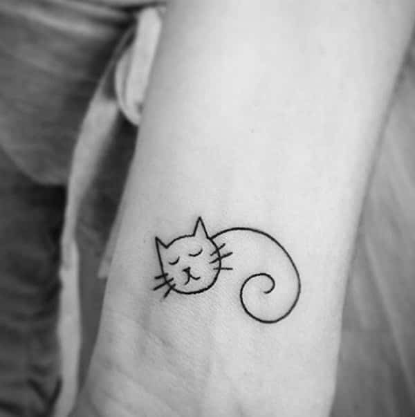 Cat tattoo design, idea 102