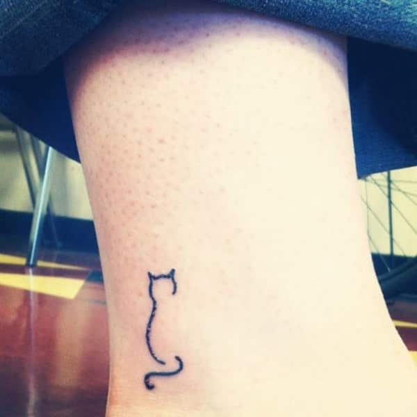 Cat tattoo design, idea 103