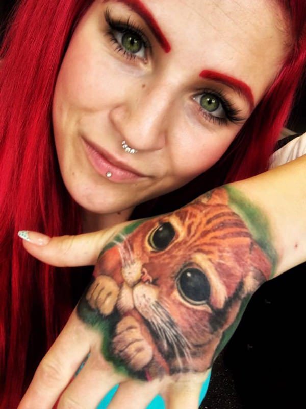 Cat tattoo design, idea 13