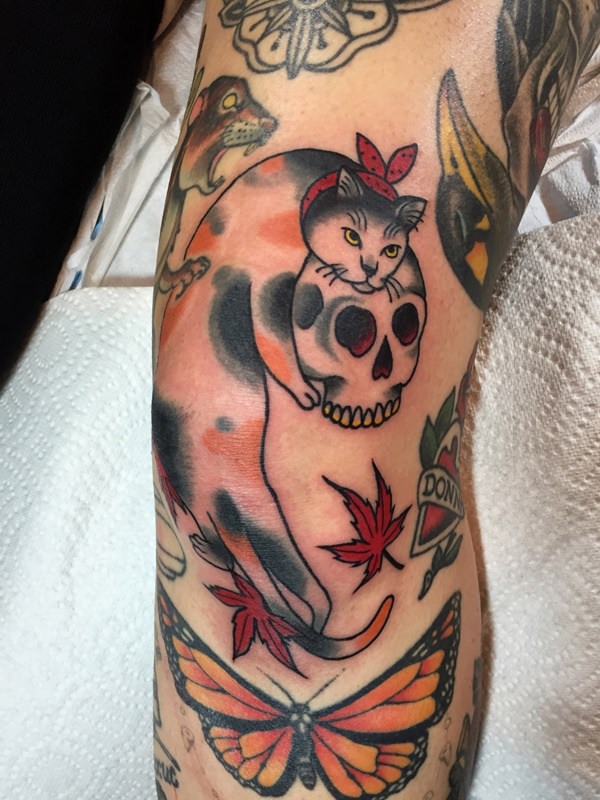 Cat tattoo design, idea 20