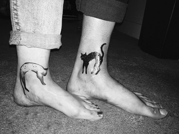 Cat tattoo design, idea 21
