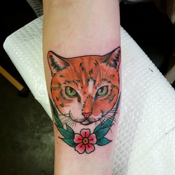 Cat tattoo design, idea 25
