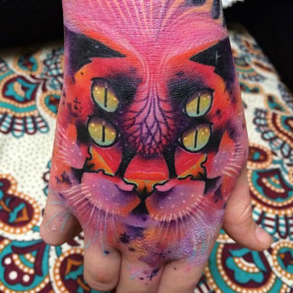 Cat tattoo design, idea 26