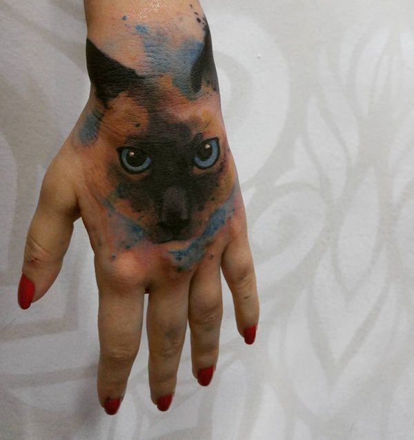 Cat tattoo design, idea 27