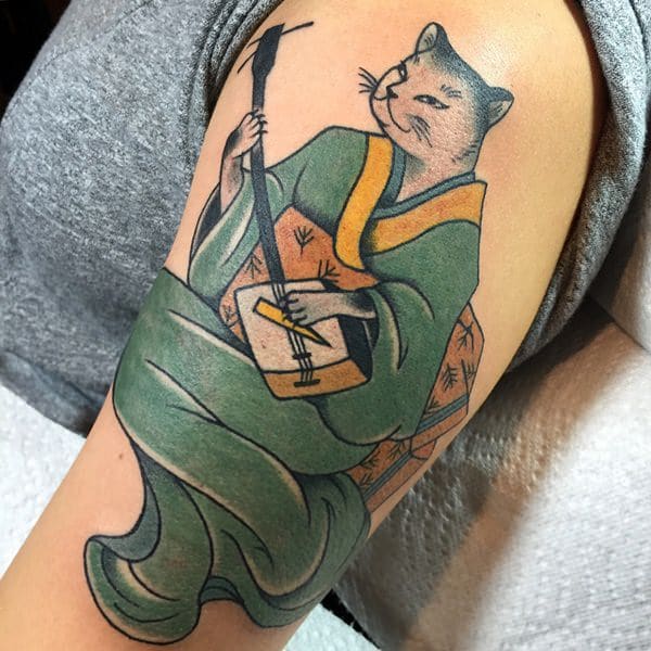 Cat tattoo design, idea 29