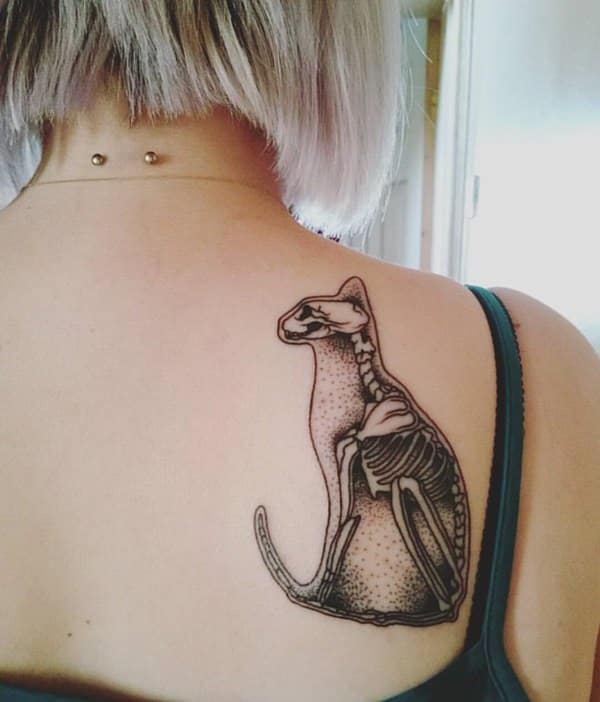 Cat tattoo design, idea 32