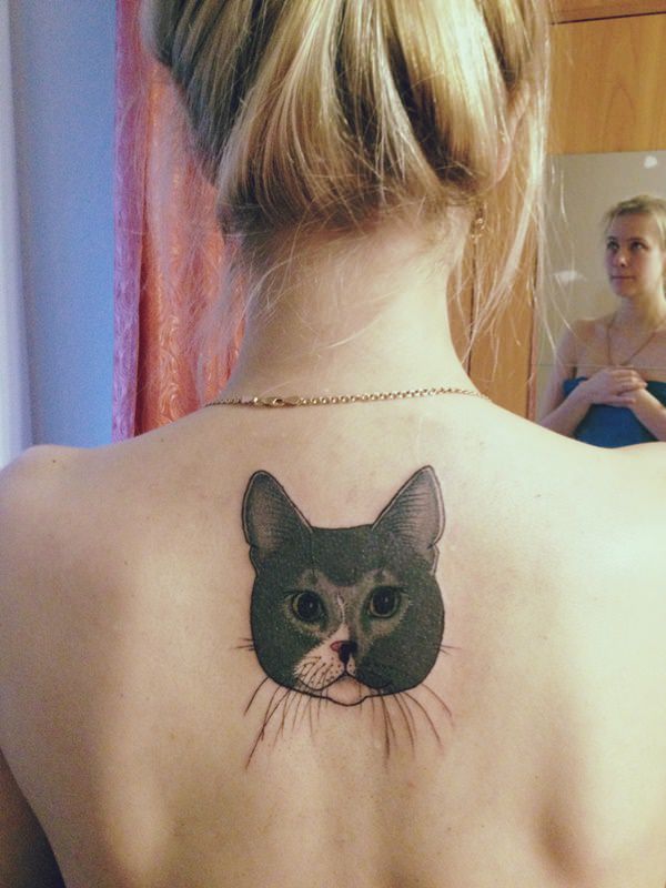 Cat tattoo design, idea 34
